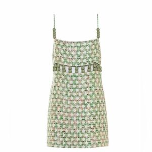 Alexis Thea Mini Dress in Mint Waves